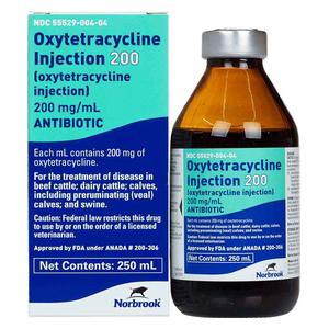 Oxytetracycline Injection 200 for Cattle and Swine  Norbrook